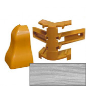 Угол наружный Т-106 ясень серый Ekoline (2 шт. 25 уп. / кор.) - С-000053436