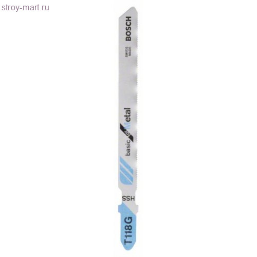 5 ЛОБЗИКОВЫХ ПИЛОК T 118 G, HSS - 2608631012 5 ЛОБЗИКОВЫХ ПИЛОК T 118 G, HSS - 2608631012