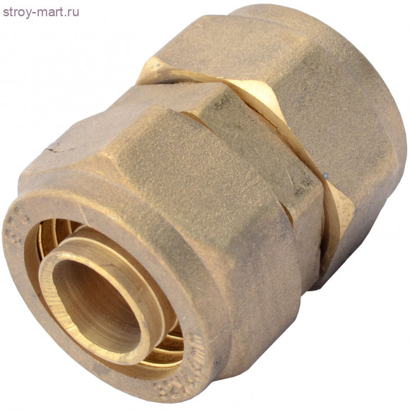Муфта латунь Дн 16х2,2 для PE-X STC 6003 Муфта латунь Дн 16х2,2 для PE-X STC 6003