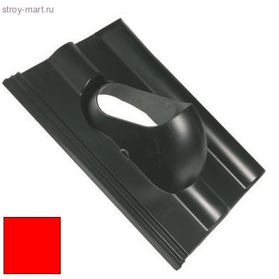 Проходная черепица Браас (франкфуртский) 100мм, ПВХ, красный - С-000116042 Проходная черепица Браас (франкфуртский) 100мм, ПВХ, красный - С-000116042