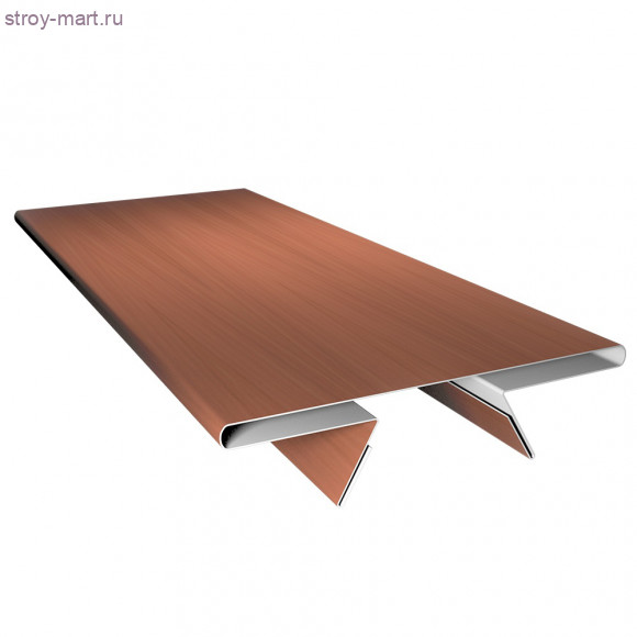 Планка стыковочная состовная верхняя (Блок-хаус GL) L-3м, РЕ - С-000100186 Планка стыковочная состовная верхняя (Блок-хаус GL) L-3м, РЕ - С-000100186