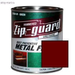 Краска для металла антикоррозийная «ZIP-Guard» коричневая, молотковая 9,463 л. / 290012 - С-000086256 Краска для металла антикоррозийная «ZIP-Guard» коричневая, молотковая 9,463 л. / 290012 - С-000086256