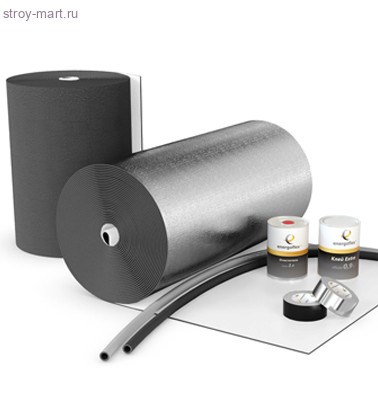 Трубная изоляция из полиэтилена, 25/6мм/2м, (120 м.п/уп), ENERGOFLEX Black Star