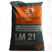 Теплоизоляционный кладочный раствор Braer LM21 20 кг. (45 шт.) Зимний - С-000103465 Теплоизоляционный кладочный раствор Braer LM21 20 кг. (45 шт.) Зимний - С-000103465