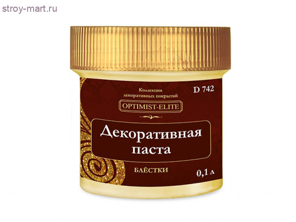 Паста декоративная «Блестки серебряные» XXL 0,1 л D742 - С-000099164 Паста декоративная «Блестки серебряные» XXL 0,1 л D742 - С-000099164