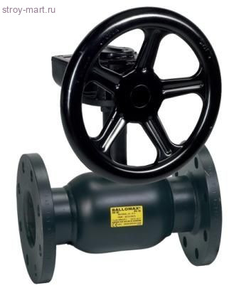 Кран шаровой сталь Ballomax КШТ 61.103 Ду 150 Ру25 фл с редуктором BROEN КШТ 61.103.150 Кран шаровой сталь Ballomax КШТ 61.103 Ду 150 Ру25 фл с редуктором BROEN КШТ 61.103.150