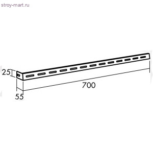 26300525 Пристенный кронштейн 0525 10 шт/уп 70938 - С-000074167 26300525 Пристенный кронштейн 0525 10 шт/уп 70938 - С-000074167