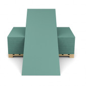 ГКЛВ «Гипс» (2500х1200) 9,5 мм г. «Волма» (гипсокартон) (180кв./пач) - С-000046421