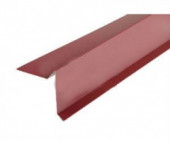 Фартук фронтонный S5, L-2 м, PE 04, RAL 3005 бардовый - С-000098644