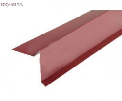 Фартук фронтонный S5, L-2 м, PE 04, RAL 3005 бардовый - С-000098644 Фартук фронтонный S5, L-2 м, PE 04, RAL 3005 бардовый - С-000098644