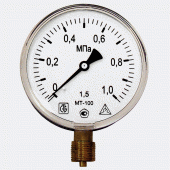 Манометр технический МТ-100 - 0,6 мПа Манометр технический МТ-100 - 0,6 мПа