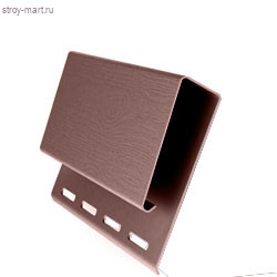 J-профиль широкий GL коричневый 3,10м (20 шт./уп.) - С-000085606 J-профиль широкий GL коричневый 3,10м (20 шт./уп.) - С-000085606