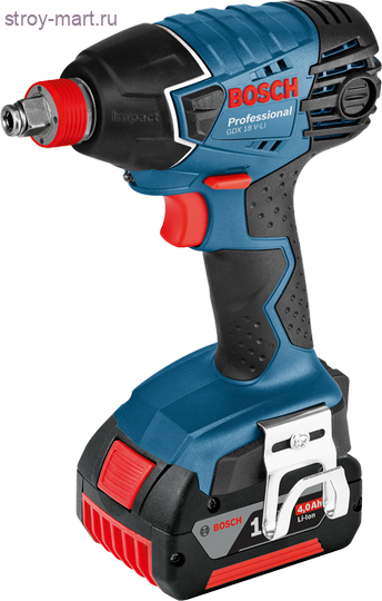 Аккумуляторный ударный шуруповерт/гайковерт Bosch GDX 18 V-LI Professional - 06019B8104 Аккумуляторный ударный шуруповерт/гайковерт Bosch GDX 18 V-LI Professional - 06019B8104