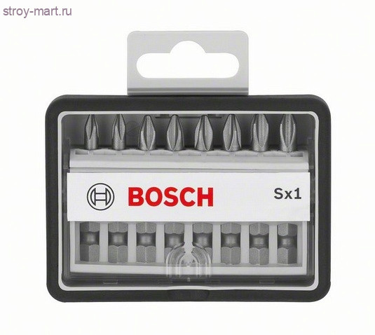 8 БИТ XH. PH1/PH2/PH3 49ММ. ROBUST LINE - 2607002556