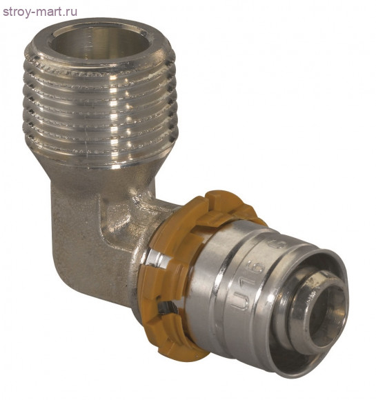 Угольник МП латунь MLC Дн 25х1 пресс Uponor 1014755 - 027-6751