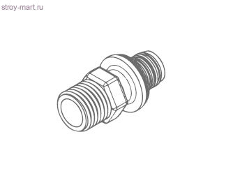 Переходник для PE-Xa PPSU Monolit Дн 16x1/2 НР ELSEN EFA16.16-12 Переходник для PE-Xa PPSU Monolit Дн 16x1/2 НР ELSEN EFA16.16-12