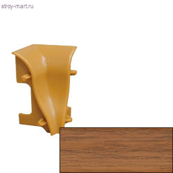 Угол внутренний плинтуса Т-133 ольха темная EcoLine (2 шт./уп.; 25 уп. / кор.) - С-000057953 Угол внутренний плинтуса Т-133 ольха темная EcoLine (2 шт./уп.; 25 уп. / кор.) - С-000057953