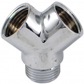 Тройник латунь кос хром Ду 15 ВР/ВР/НР Faro STC 5652 - 4606034006795 Тройник латунь кос хром Ду 15 ВР/ВР/НР Faro STC 5652 - 4606034006795