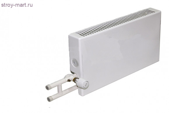 Конвектор настенный Универсал ТС КСК-20 1,593кВт однотр конц б/подкл з/у с т/клапаном (угл) 013G2151 Danfoss под приварку Ду 20 лев Теплосервис - 217-1819