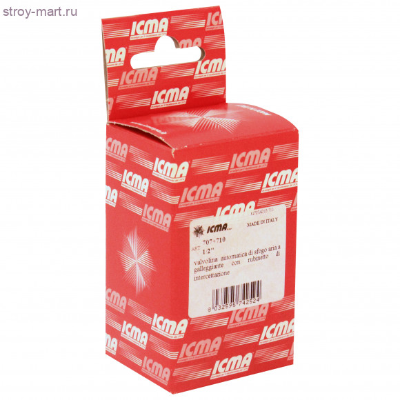 Воздухоотводчик Ду 10 авт Icma 82.707.AC.05 Воздухоотводчик Ду 10 авт Icma 82.707.AC.05