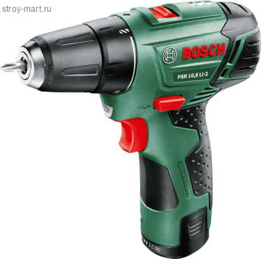 Аккумуляторная дрель-шуруповерт Bosch PSR 10,8 LI-2 603972925