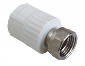 Муфта PP-R комбинированная белый Дн 20х3/4 нак. гайка на метал. штуцере РосТурПласт 10697 - 027-8466 Муфта PP-R комбинированная белый Дн 20х3/4 нак. гайка на метал. штуцере РосТурПласт 10697 - 027-8466