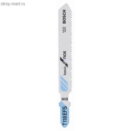 5 ЛОБЗИКОВЫХ ПИЛОК T 118 EFS, BIM - 2608636497 5 ЛОБЗИКОВЫХ ПИЛОК T 118 EFS, BIM - 2608636497