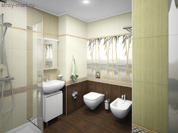 Бамбук ПО7БМ004 Плитка настенная 24,9х36,4 Бамбук ПО7БМ004 Плитка настенная 24,9х36,4