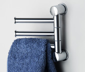 K-1053 Держатель полотенец 3-е рога, короткие - 001-0211