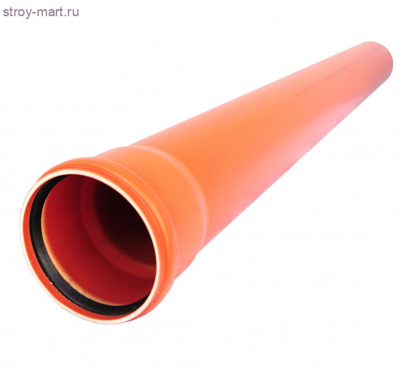 Труба НПВХ коричневый Дн 160х4,0 б/нап L=1м в комплекте Ostendorf - 4052836220103 Труба НПВХ коричневый Дн 160х4,0 б/нап L=1м в комплекте Ostendorf - 4052836220103