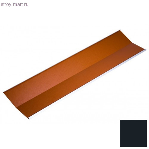 Ендова Decra Сlassic/Roman/Stratos L=2000 мм GL Velur 20 RAL9005 Антрацит - С-000113114