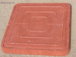 Люк полимер тип Т серый 800х120 250кН Сантехкомплект - 4606034138809