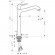 Смеситель для раковины Highriser, однорычажный Metris Classic 31078000 Смеситель для раковины Highriser, однорычажный Metris Classic 31078000
