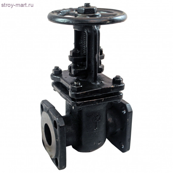Задвижка 30ч6бр чугун Ду 100 Ру10 фл - 007-1581 Задвижка 30ч6бр чугун Ду 100 Ру10 фл - 007-1581