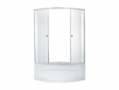 Кабина душевая мат/стекло полукруг 900х900х1940мм выс/поддон 2-х стенная без сифона Неосан ER0609T-СЗ Кабина душевая мат/стекло полукруг 900х900х1940мм выс/поддон 2-х стенная без сифона Неосан ER0609T-СЗ