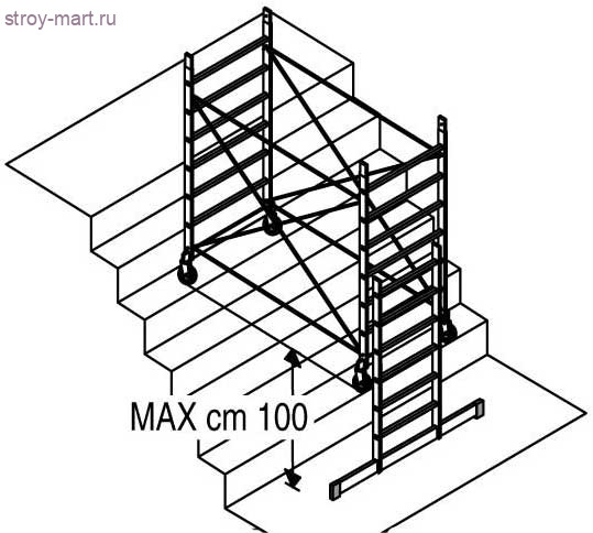 Опора для лестничного марша Faraone Rapido 160 - С-000102906 Опора для лестничного марша Faraone Rapido 160 - С-000102906