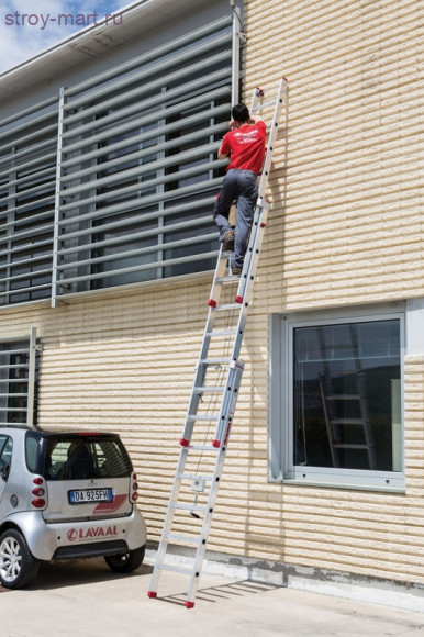 Лестница выдвижная трехсекционная Faraone S3450/EC 3*15 - С-000102984 Лестница выдвижная трехсекционная Faraone S3450/EC 3*15 - С-000102984