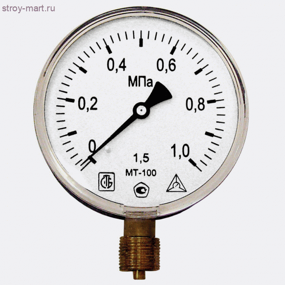 Манометр технический МТ-100 - 1,6 мПа