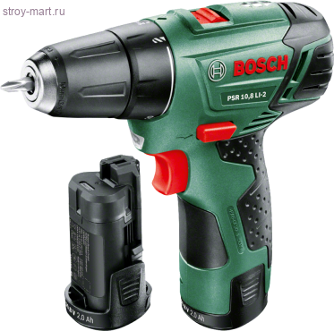 Аккумуляторная дрель-шуруповерт Bosch PSR 10,8 LI-2 603972926