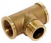 Тройник латунь Ду 15 ВР/НР/ВР - 027-8262 Тройник латунь Ду 15 ВР/НР/ВР - 027-8262