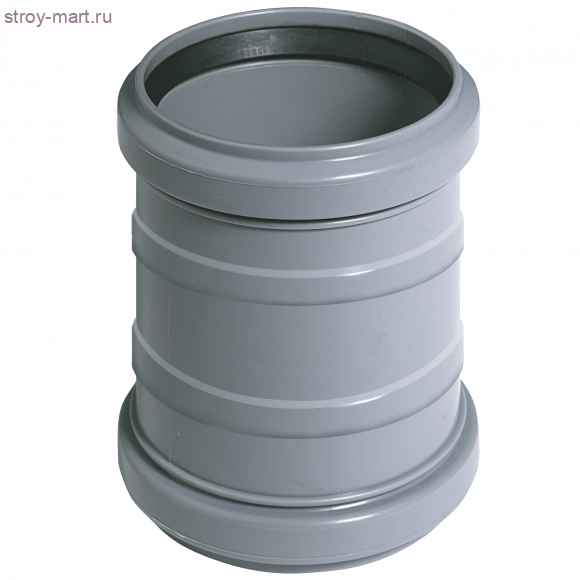 Муфта PP-H серый 2-х растр Дн 160 б/нап в комплекте Ostendorf 117510 Муфта PP-H серый 2-х растр Дн 160 б/нап в комплекте Ostendorf 117510