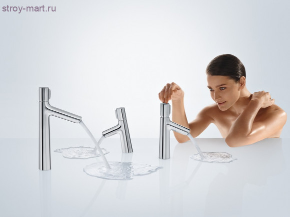 Смеситель для раковины 190, однорычажный, со сливным гарнитуром Talis Select S 72044000 Смеситель для раковины 190, однорычажный, со сливным гарнитуром Talis Select S 72044000