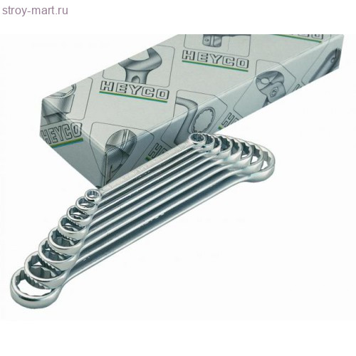 Набор двусторонних ключей с прямым замкнутым зевом K 450-12-M - HE-00450947082