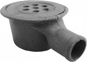 Трап с горизонтальным выпуском канализационный чугунный - Ду100 Трап с горизонтальным выпуском канализационный чугунный - Ду100