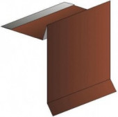 Фартук фронтонный S5, L-2 м, PE 04, RAL 8017 коричневый - С-000098641