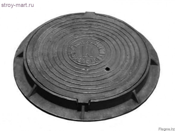 Люк чугунный тяжелый для смотровых колодцев (тип 'Т') - Т'(Д) Люк чугунный тяжелый для смотровых колодцев (тип 'Т') - Т'(Д)