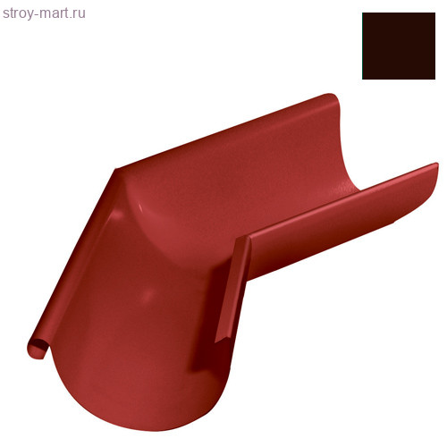 Grandline, Угол желоба внешний, 135 гр, 150 мм, RAL 8017 - С-000084433 Grandline, Угол желоба внешний, 135 гр, 150 мм, RAL 8017 - С-000084433