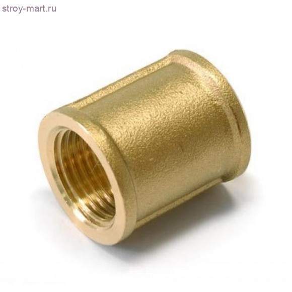 Муфта латунь Ду 15 ВР - 027-8222 Муфта латунь Ду 15 ВР - 027-8222