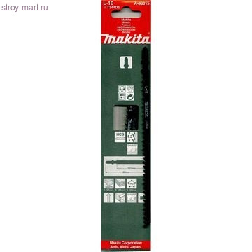 Пилки д\лобзика 5шт,L10,HCS\HSS,180\4.2мм,рез-135мм(T344DS) - A-86315