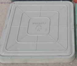 Люк полимер тип С серый/черный 760х100 125кН Сантехкомплект - 004-0043